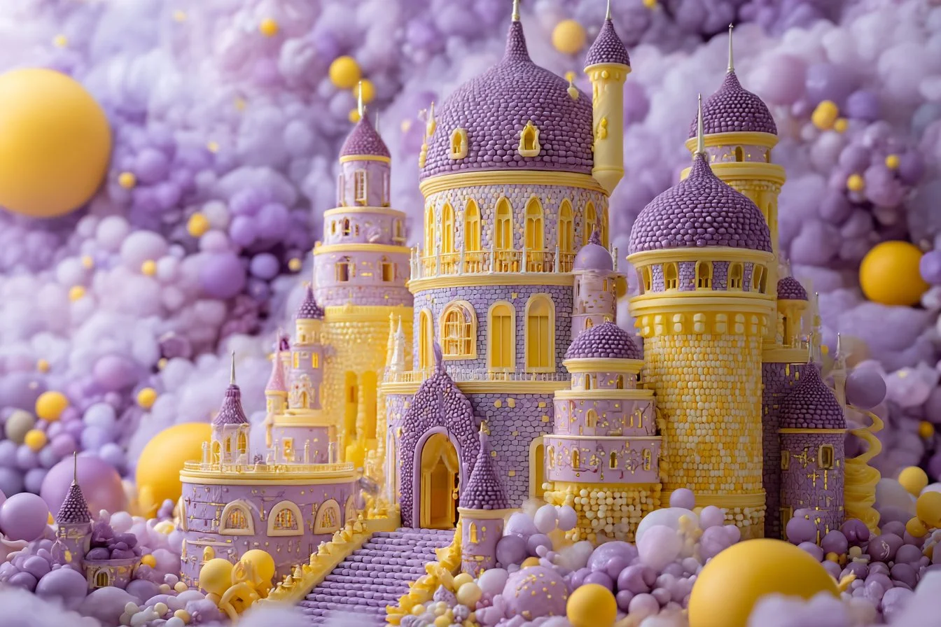 Magical Celestial Candy Fairytale Art tyle for Midjourney