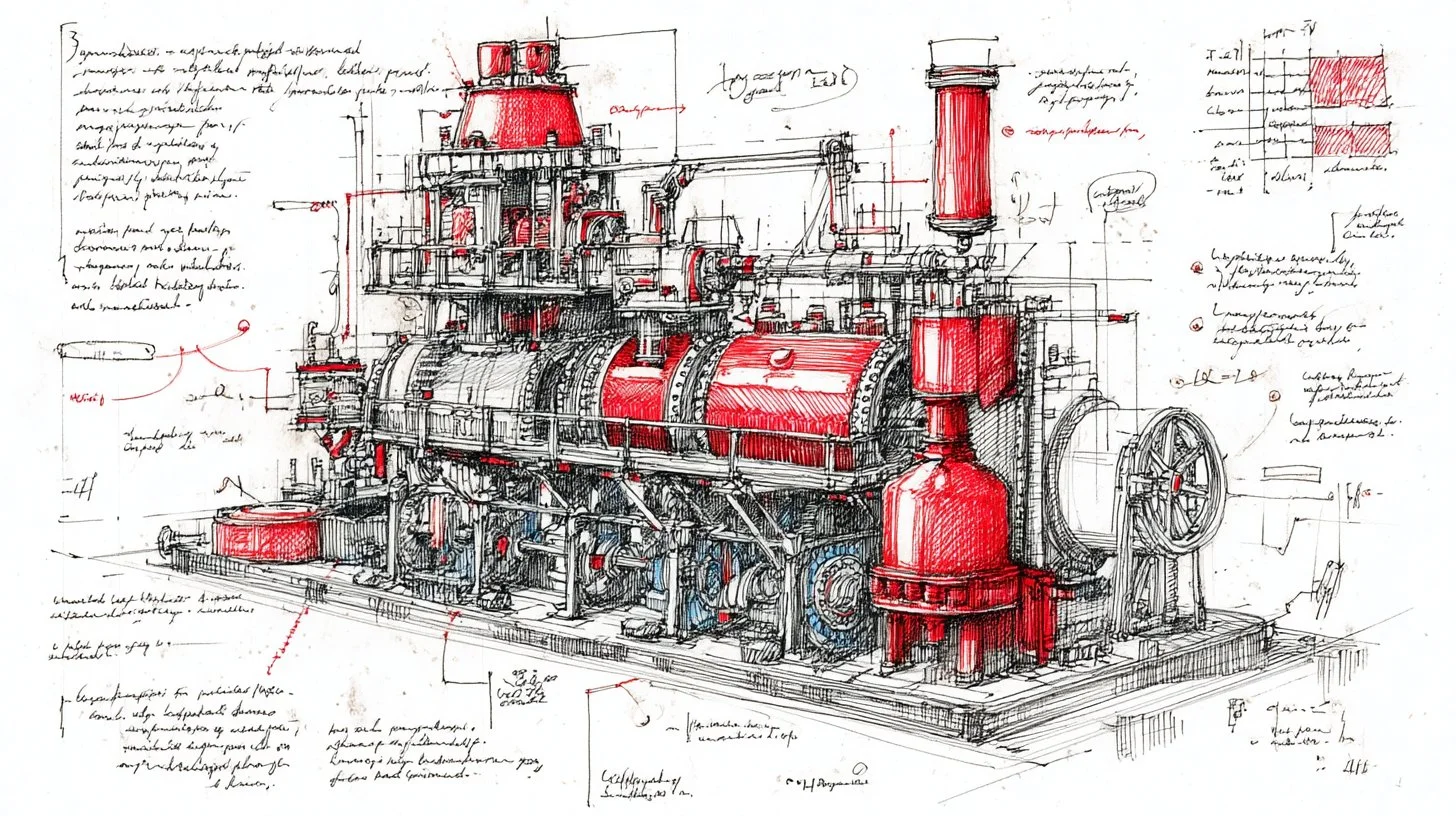 🛠️ Create Stunning Steampunk Machines with This Prompt (Sketch + Engineering Vibes)